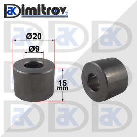 Метална втулка Ø  9 х Ø 20 х 15 mm